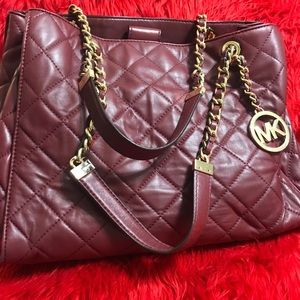 Michael Kors Bags - MK Burgundy Purse Michael Kors Bags - MK Burgundy Purse